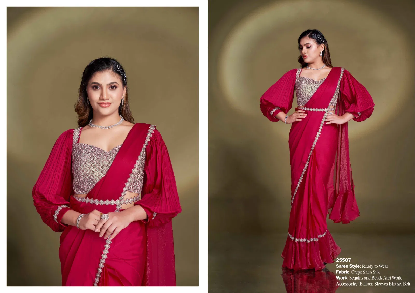Bonita By Mahotsav 25500 Series Surat Fancy Readymade Saree Wholesale Market